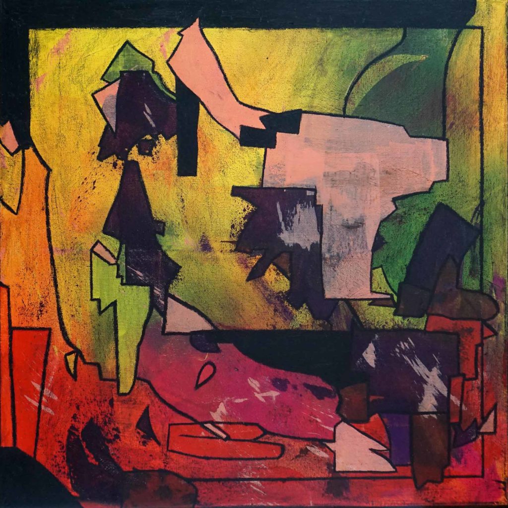 jakob 1 acryl with oil crayons