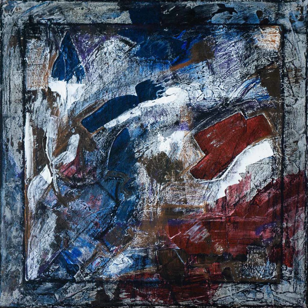 ohne titel acryl with oil crayons